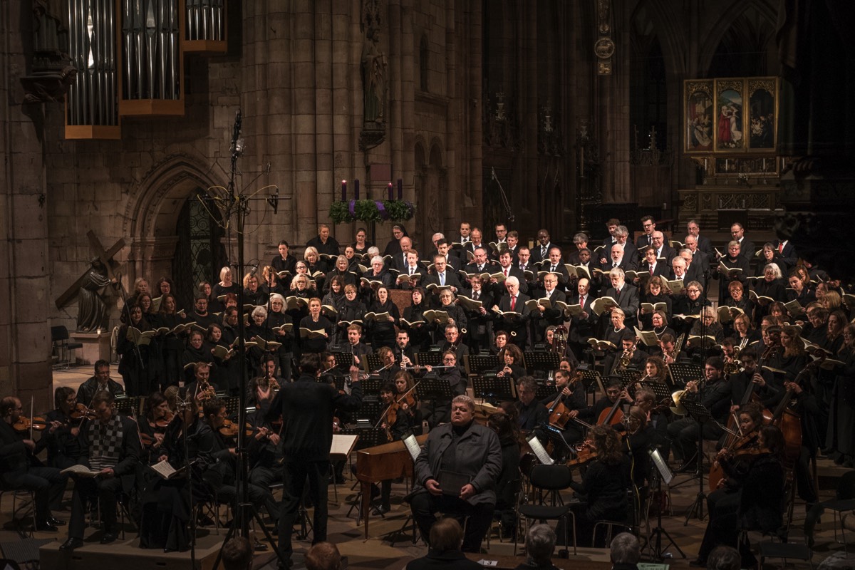 Georg Zeppenfeld, Maraile Lichdi, Christian Elsner, Boris Böhmann, Mitglieder des SWR Symphonieorchesters, Freiburger Domchor, Freiburger Domkapelle